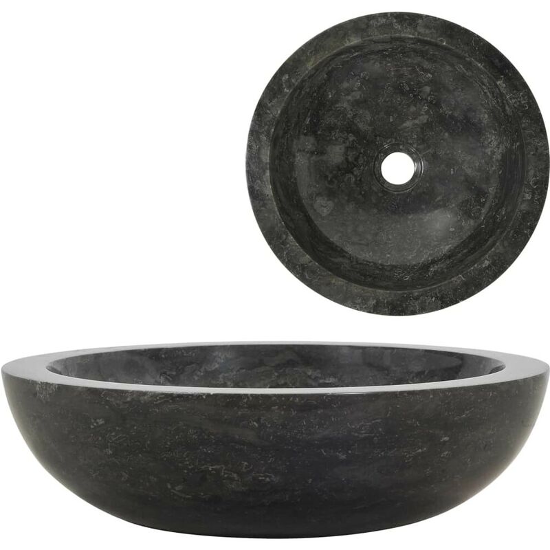 

Lavabo 40x12 cm mármol negro - Hommoo