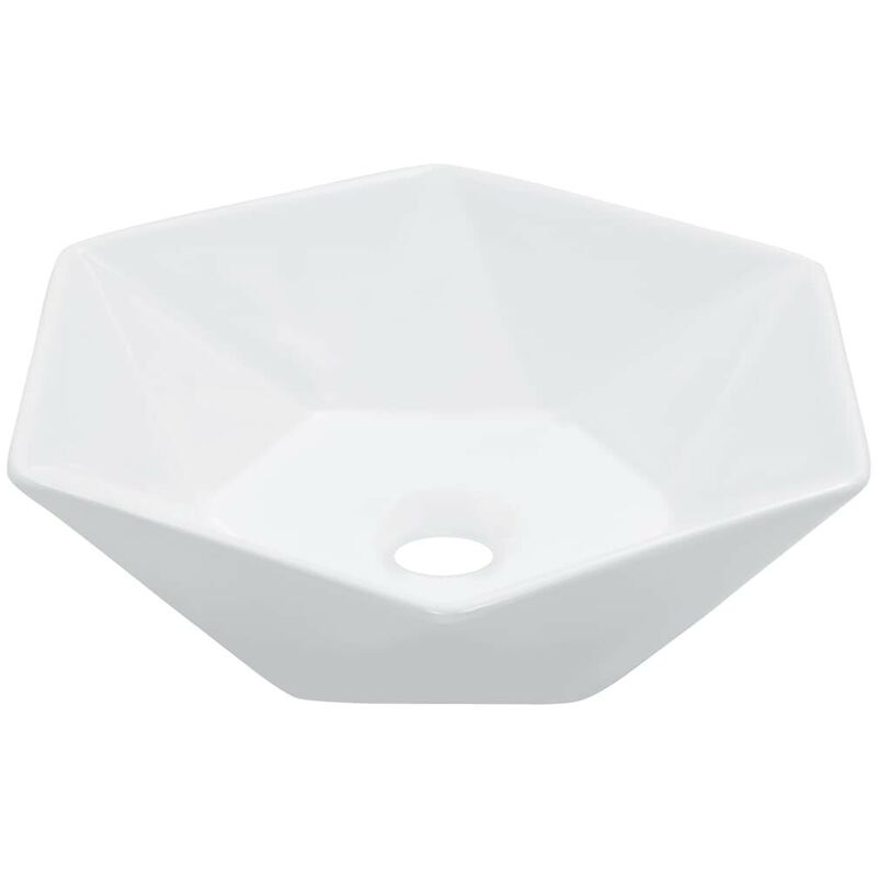 

Hommoo Lavabo 41x36,5x12 cm cerámica blanco