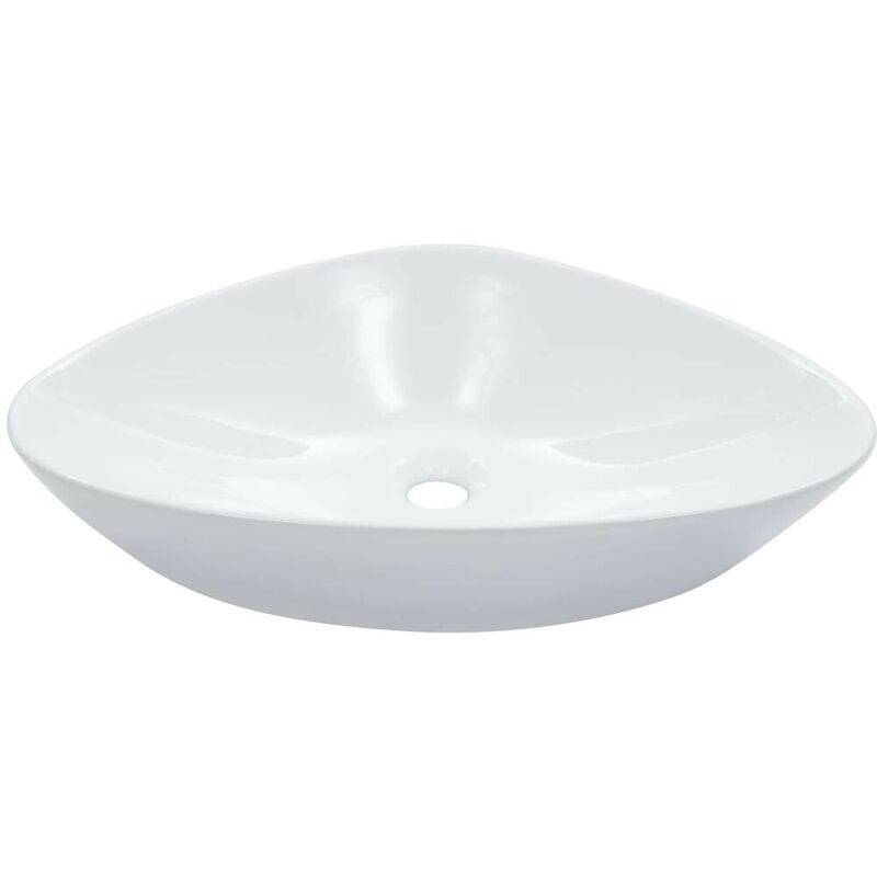 

Lavabo 58,5x39x14 cm cerámica blanco - Hommoo