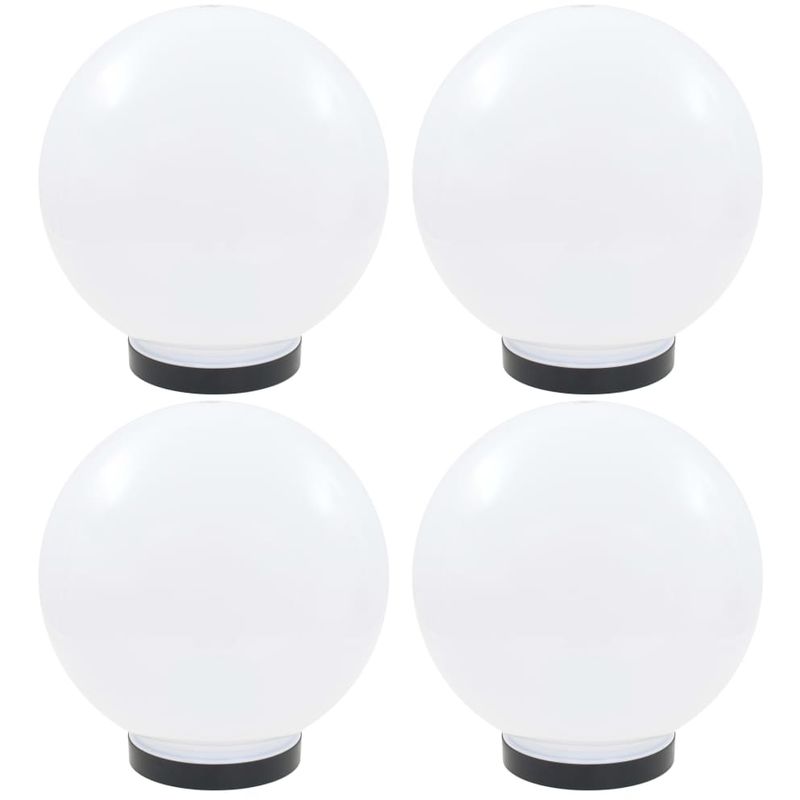 

Lámparas de bola LED 4 unidades esféricas PMMA 25 cm - Hommoo