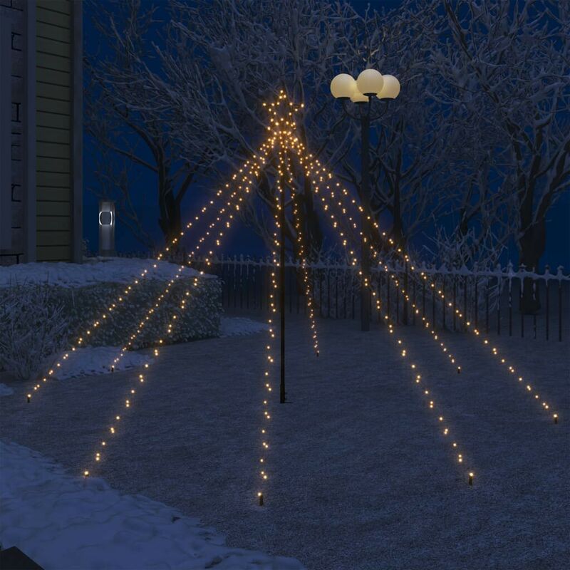 

Luces de Árbol cascada Navidad interior exterior 400 LED 2,5 m - Hommoo