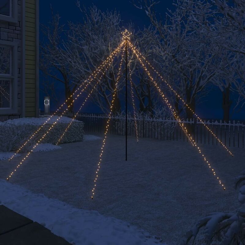 

Hommoo Luces de Árbol cascada Navidad interior exterior 576 LED 3,6 m