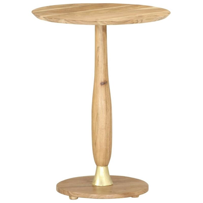 

Mesa auxiliar de madera maciza de acacia 45 cm - Hommoo