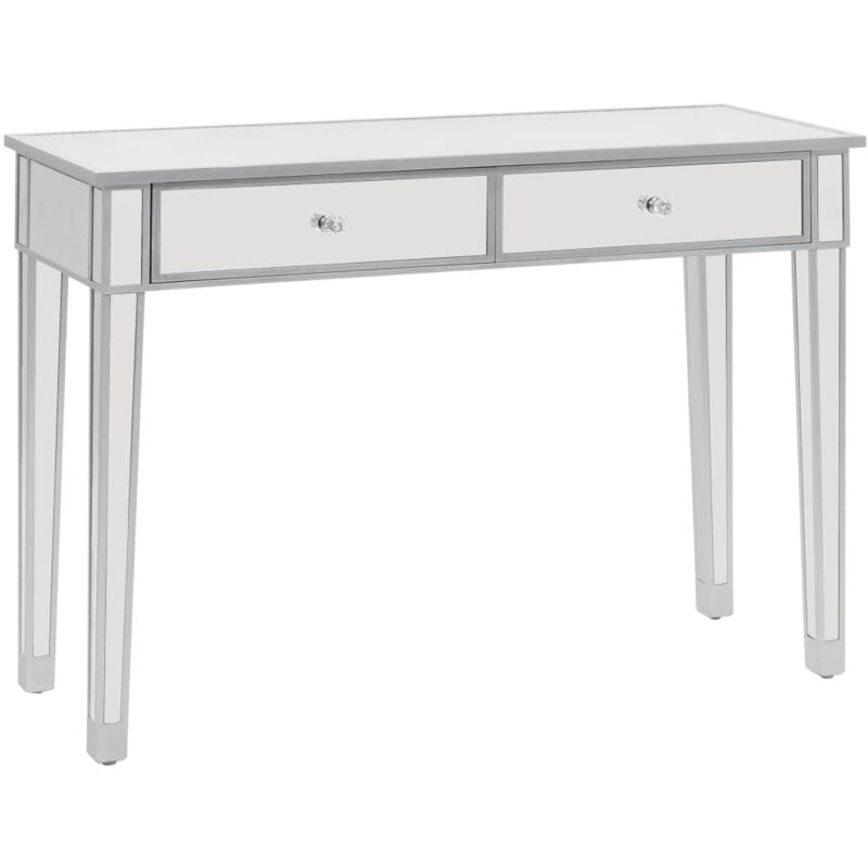 

Hommoo Mesa consola de espejo de MDF y vidrio 106,5x38x76,5