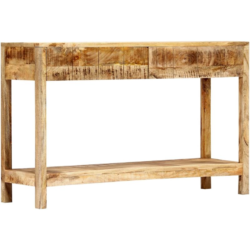 

Hommoo Mesa consola de madera maciza de mango 120x35x75 cm