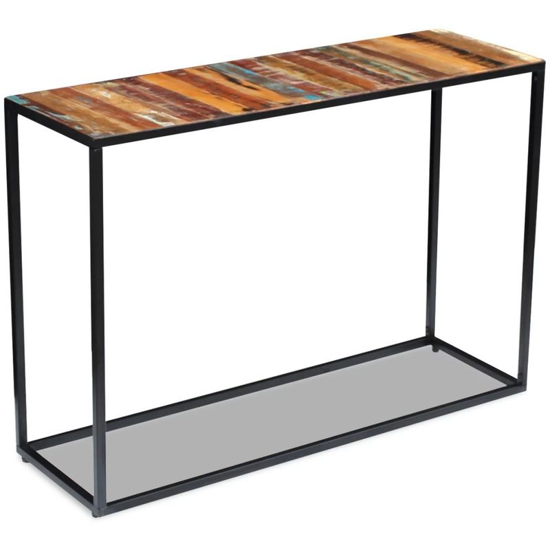 

Mesa consola de madera maciza reciclada 110x35x76 cm - Hommoo