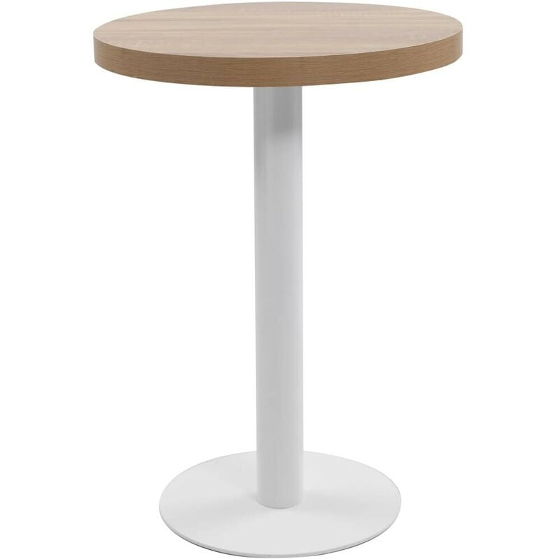 

Mesa de bistró MDF marrón claro 60 cm - Hommoo