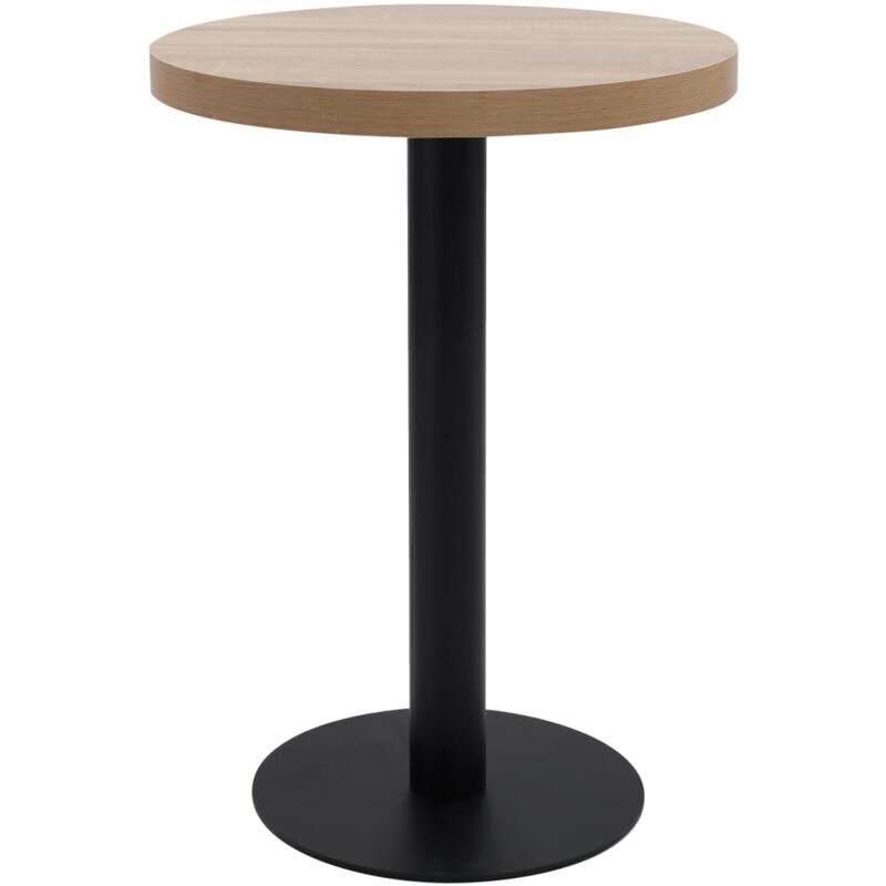 

Mesa de bistró MDF marrón claro 60 cm - Hommoo