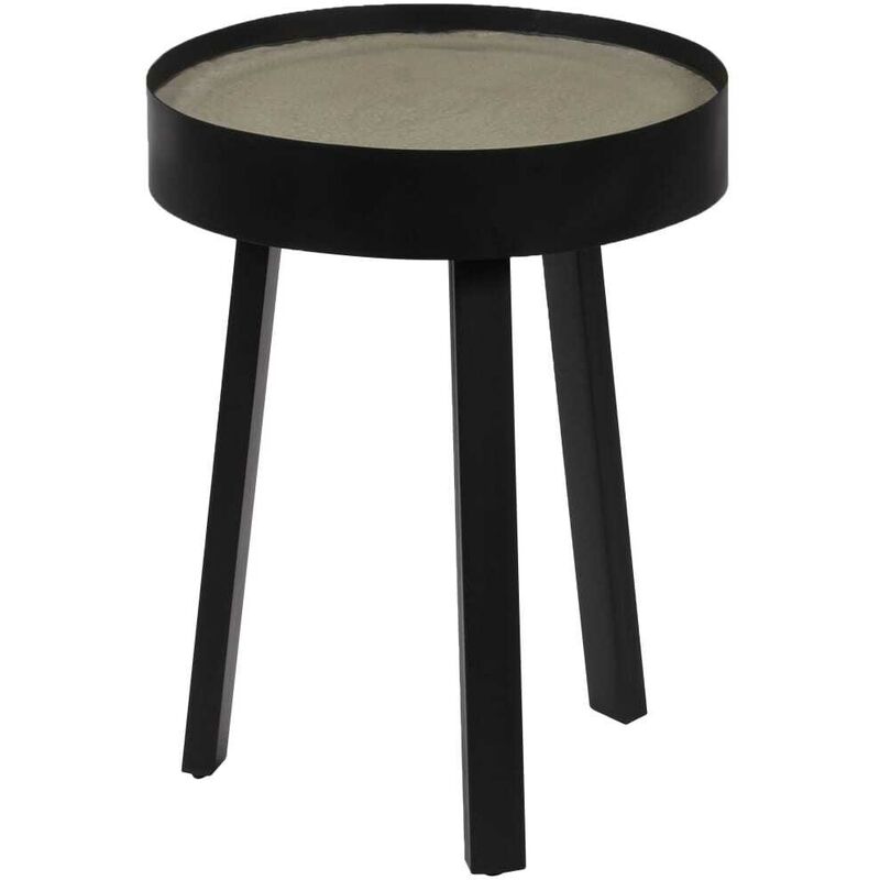 

Mesa de centro con superficie de hormigón 40x55 cm - Hommoo