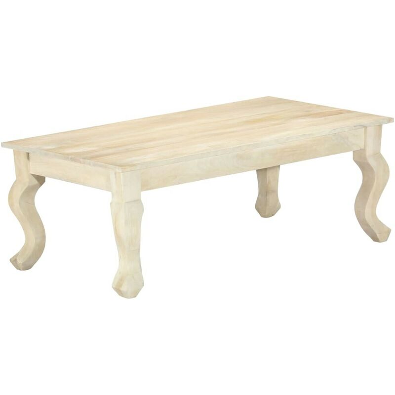 

Mesa de centro de madera maciza de mango 110x60x40 cm - Hommoo