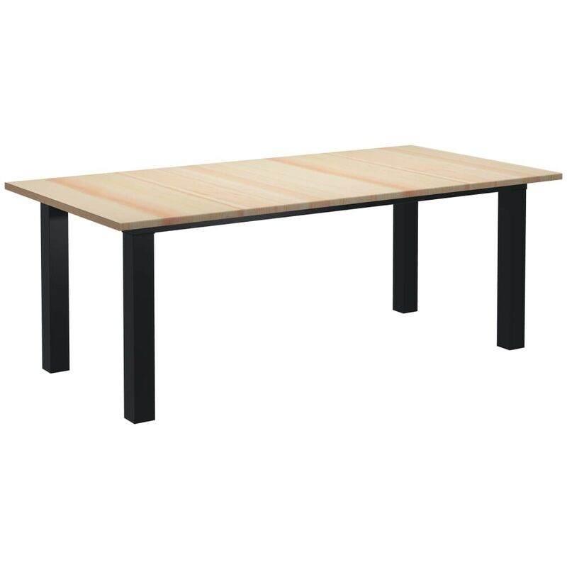 

Mesa de comedor de madera de pino 220x100x76 cm - Hommoo