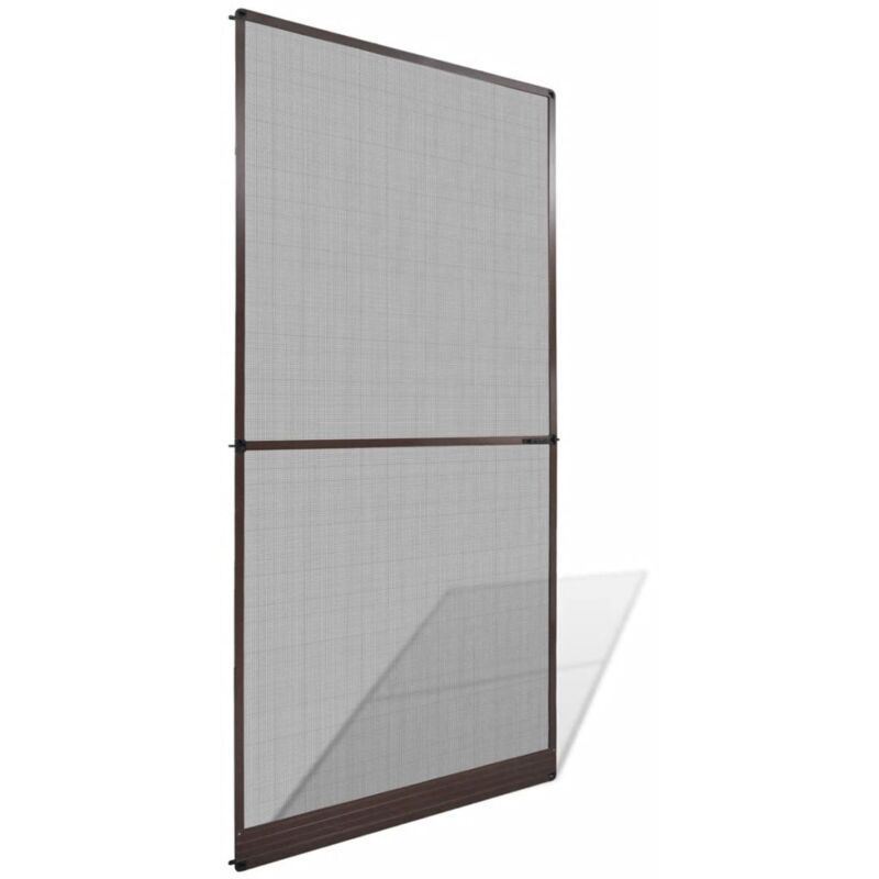 

Mosquitera con bisagras para puertas marrón 120x240 cm - Hommoo