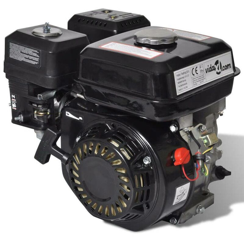 

Motor de gasolina negro de 6,5 HP y 4,8 kW - Hommoo