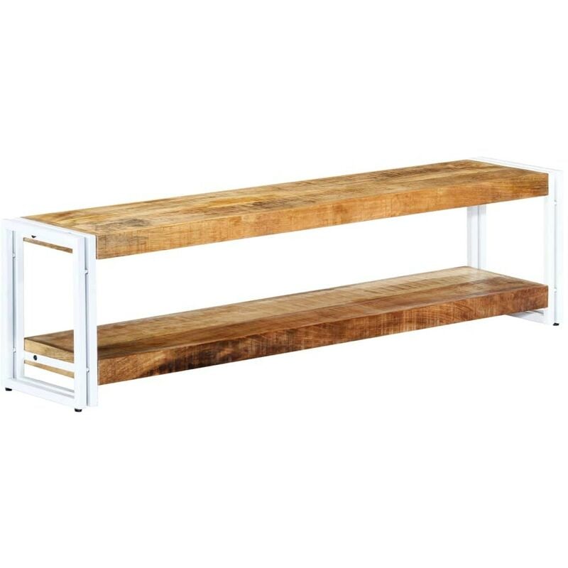 

Mueble para TV de madera maciza de mango 150x30x40 cm - Hommoo