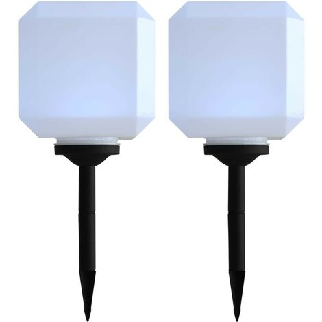2 Stck XL LED Solarleuchte Gartenleuchte Solar Wegeleuchte Okul 73,2 cm x 15 cm