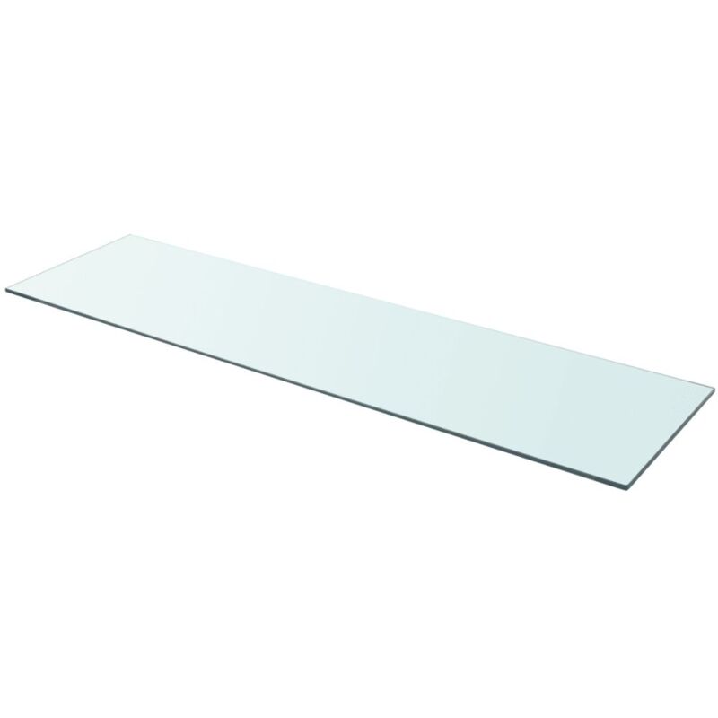 

Panel de estante vidrio claro 110x30 cm - Hommoo