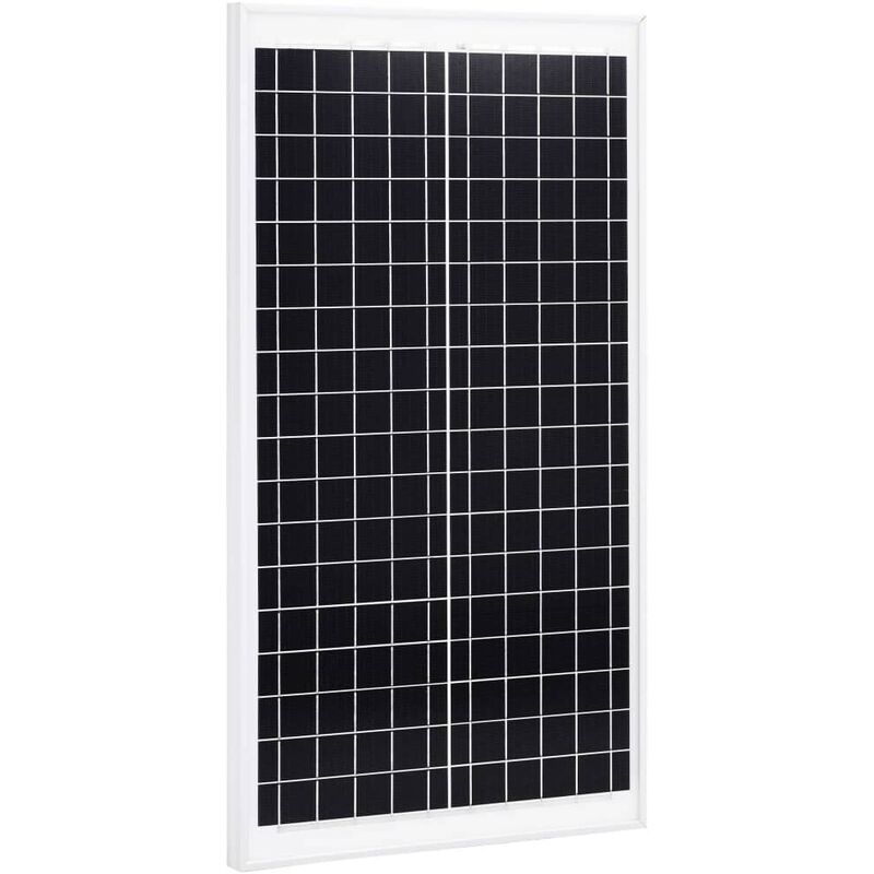 

Panel solar policristalino aluminio y vidrio de seguridad 30 W - Hommoo