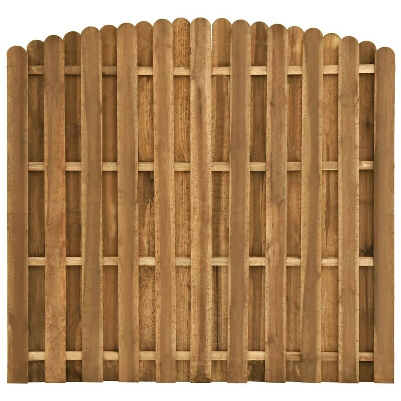 Hommoo Panneau de clôture Pinède 180x(155-170) cm HDV46824