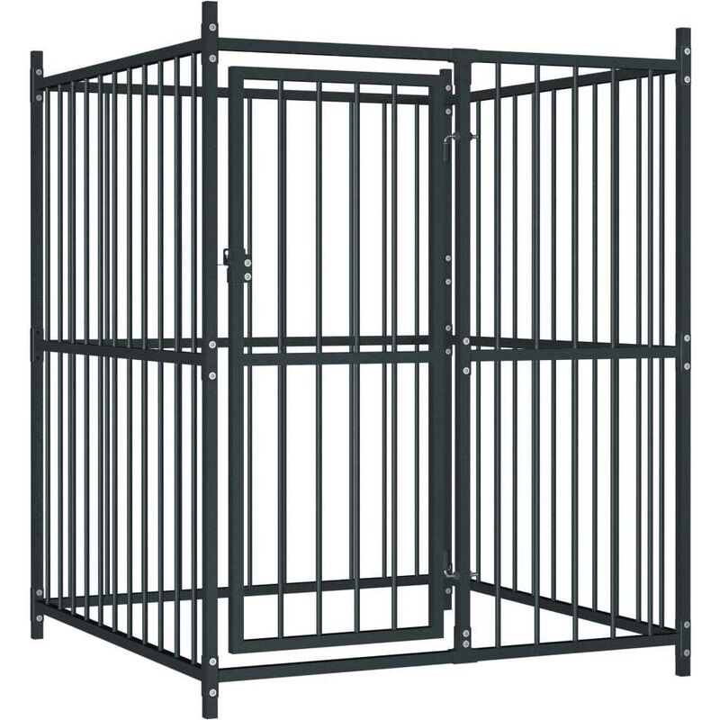 

Perrera de exterior 120x120x150 cm - Hommoo