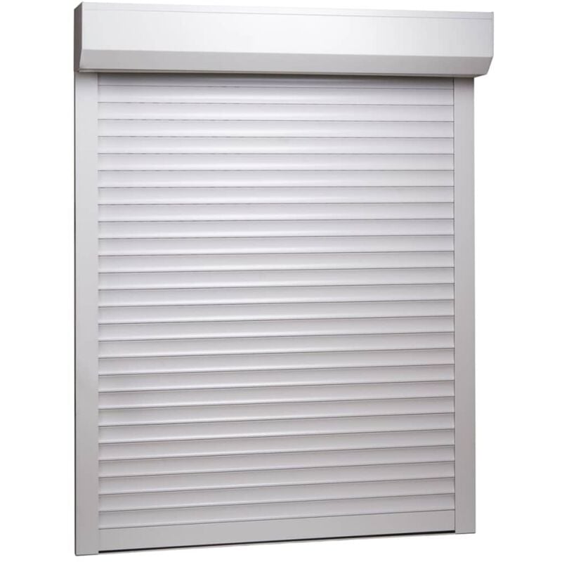 

Persiana enrollable aluminio blanca 100x130 cm - Hommoo