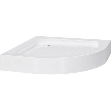 Hommoo Plato de ducha acrílico blanco 70x70x13,5 cm