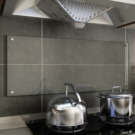Protector salpicaduras cocina vidrio templado blanco 90x40 cm vidaXL -  Accesorios para cocinas - Los mejores precios