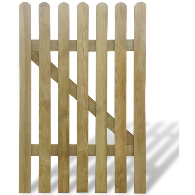 

Puerta de valla de jardín de madera 100x150 cm - Hommoo