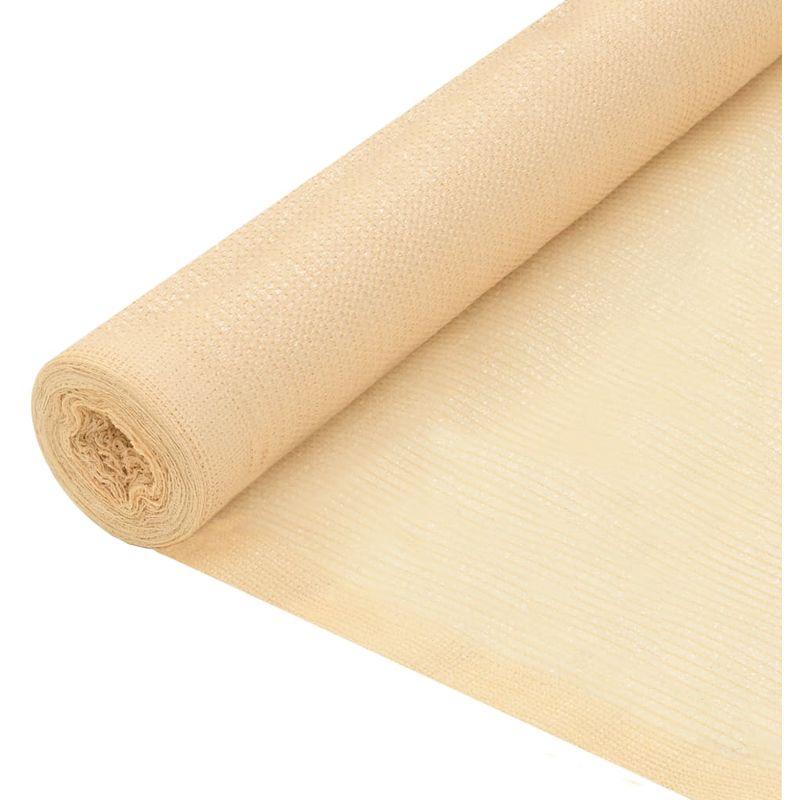 

Red de privacidad HDPE 1,5x50 m beige - Hommoo