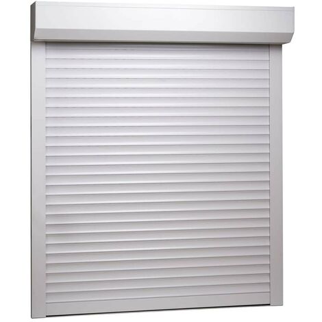 Hommoo Roller Shutter Aluminium 100x120 cm White