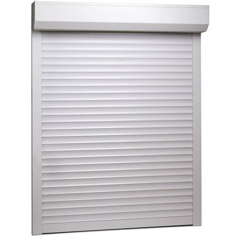 Hommoo Roller Shutter Aluminium 100x130 cm White