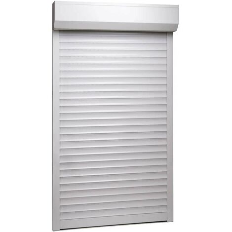 Hommoo Roller Shutter Aluminium 100x210 cm White