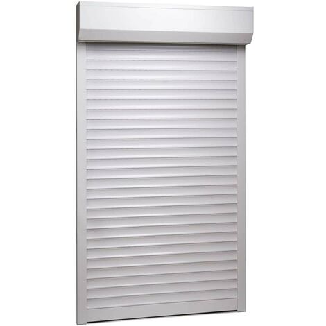 Hommoo Roller Shutter Aluminium 110x220 cm White
