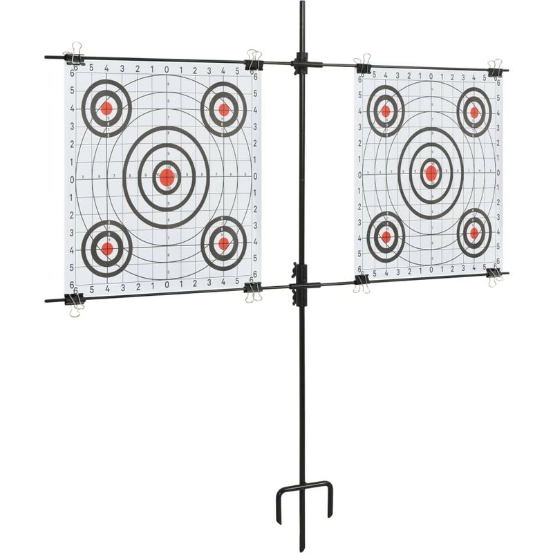

Soporte de papel de tiro al blanco y papeles disparo 78x76 cm - Hommoo