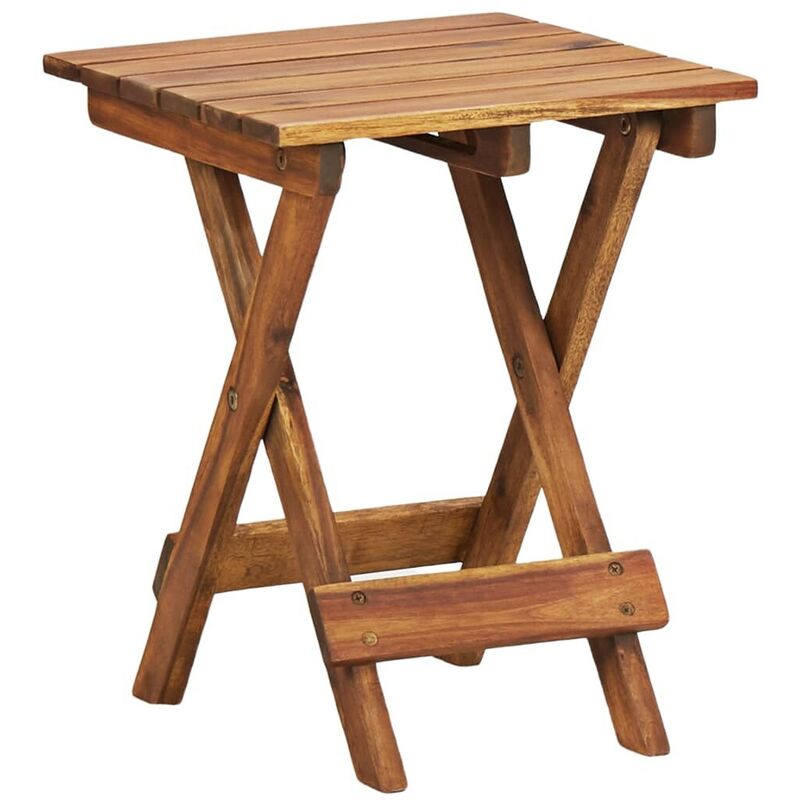 

Soporte para plantas de madera maciza de acacia 30x30x38 cm - Hommoo