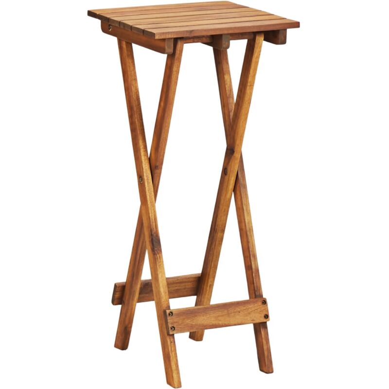 

Soporte para plantas de madera maciza de acacia 30x30x67 cm - Hommoo