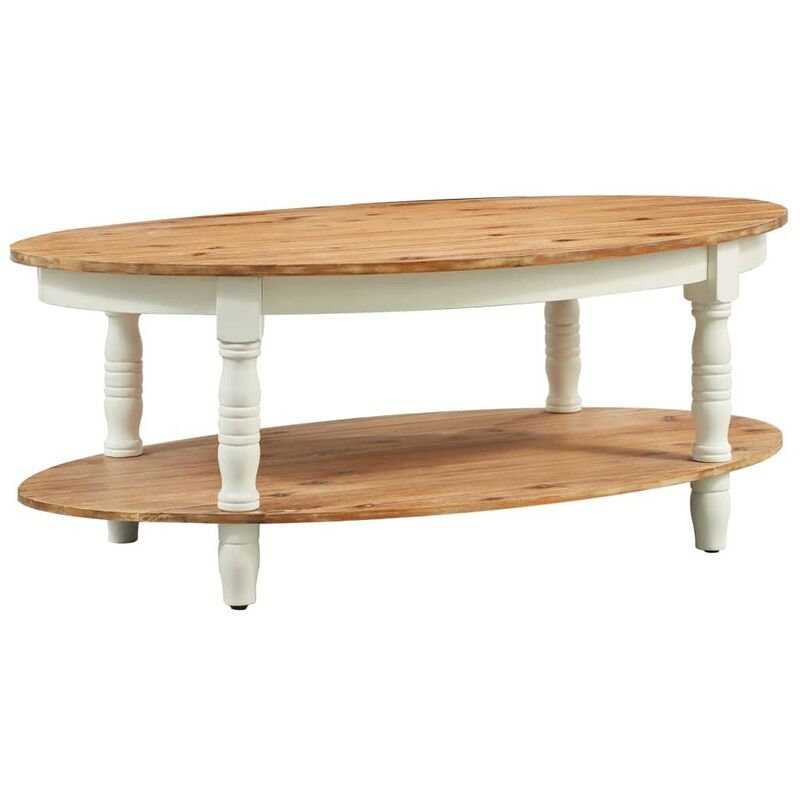 Hommoo - Table basse 102x62,5x42 cm Bois d'acacia solide HDV24544