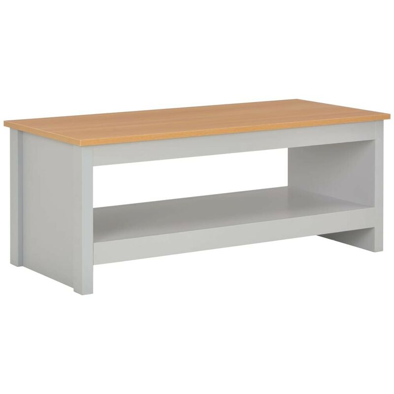 Hommoo - Table basse Gris 105 x 47 x 42 cm HDV24428