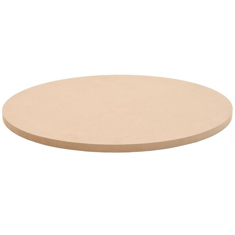 

Tablero de mesa redondo MDF 600x18 mm - Hommoo