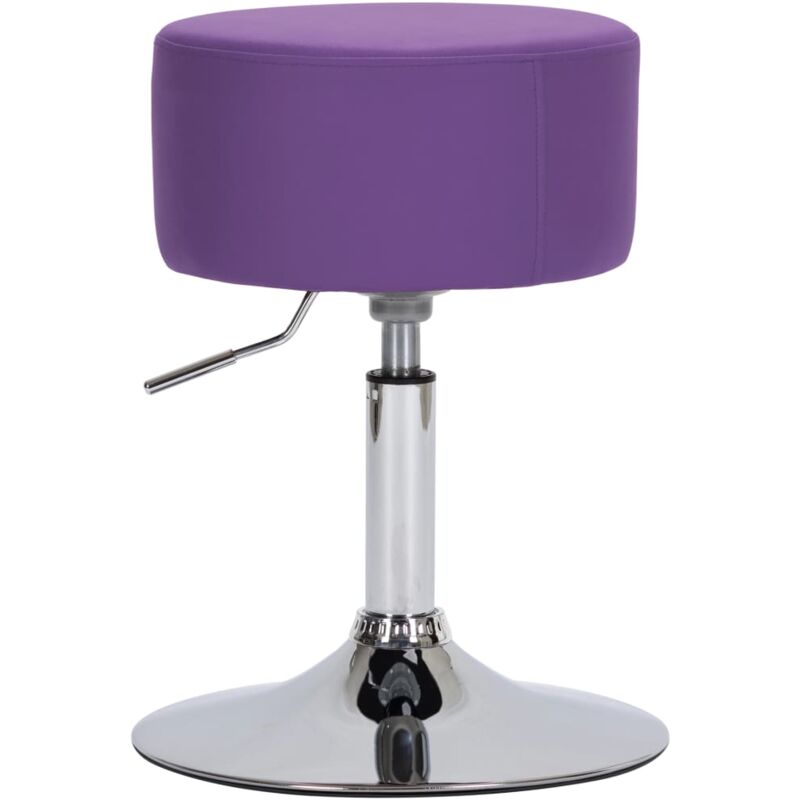 

Taburete de cocina cuero sintético morado - Hommoo