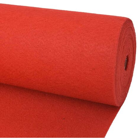 Hommoo Tapis pour exposition 1,2x12 m Rouge HDV26054