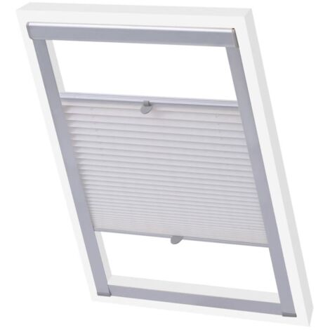 Hommoo Tenda plissettata oscurante bianca M06/306 VD00784
