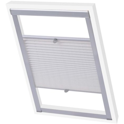 Hommoo Tenda Plissettata Oscurante Bianca PK06 VD02423