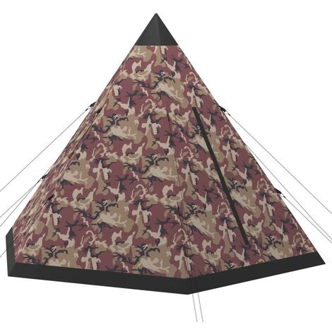 Hommoo Tente pour 4 personnes Multicolore
