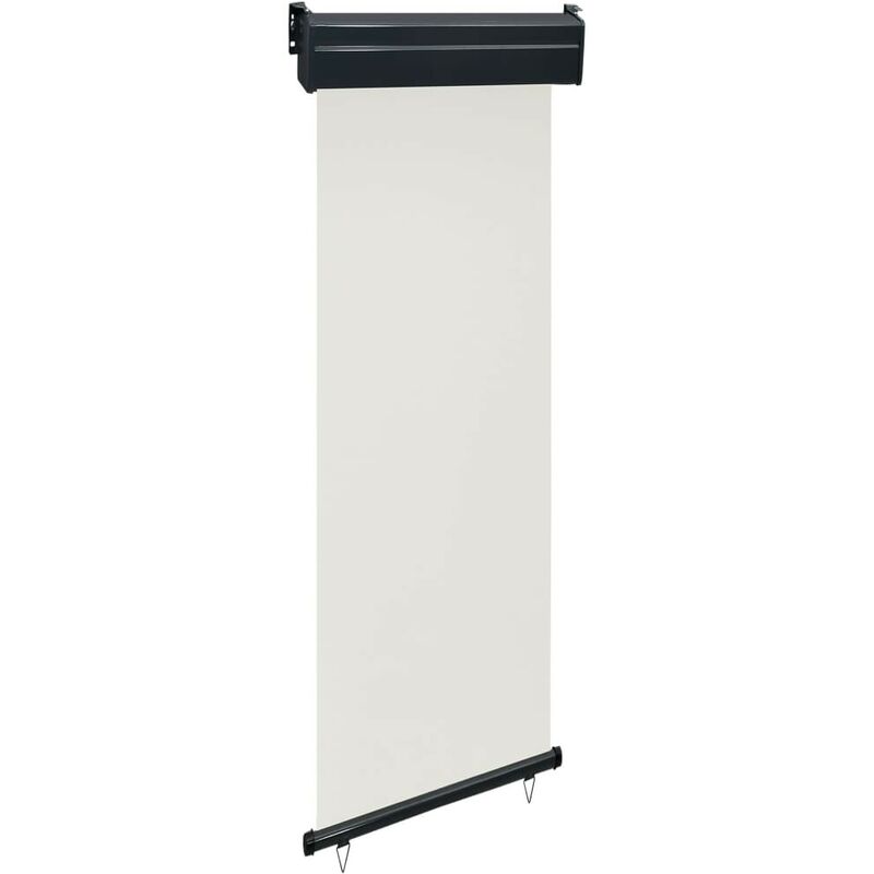 

Toldo lateral de balcón color crema 60x250 cm - Hommoo