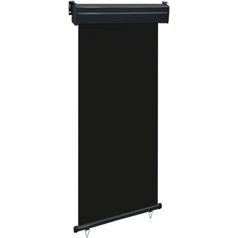 

Toldo lateral de balcón negro 100x250 cm - Hommoo