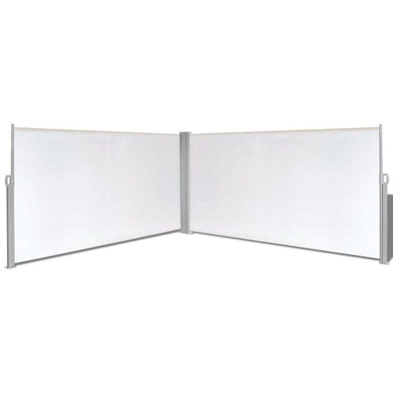 

Toldo lateral retráctil color crema 160x600 cm - Hommoo