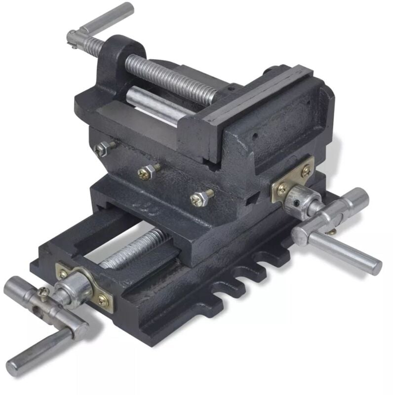 

Tornillo de banco manual carro transversal 78 mm - Hommoo