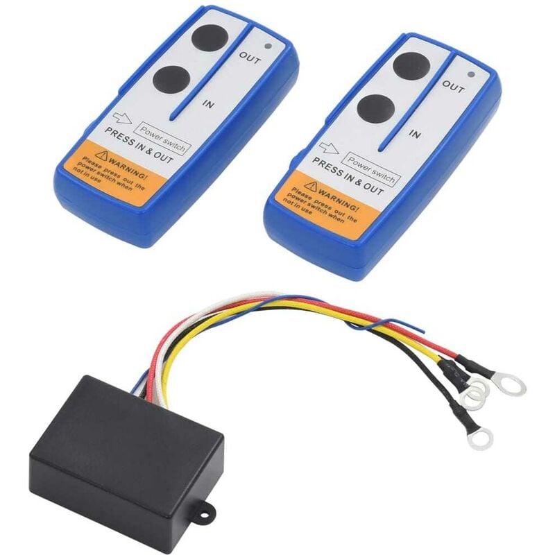 Hommoo Wireless Remote Controls for Winch 2 pcs with Receiver VD07891