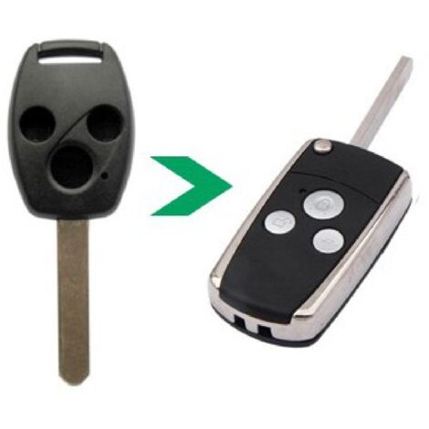 HON320 - Coque et lame compatible avec Honda 3 boutons