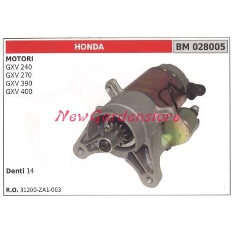 HONDA moteur de démarrage GXV 240 moteur tracteur tondeuse 028005